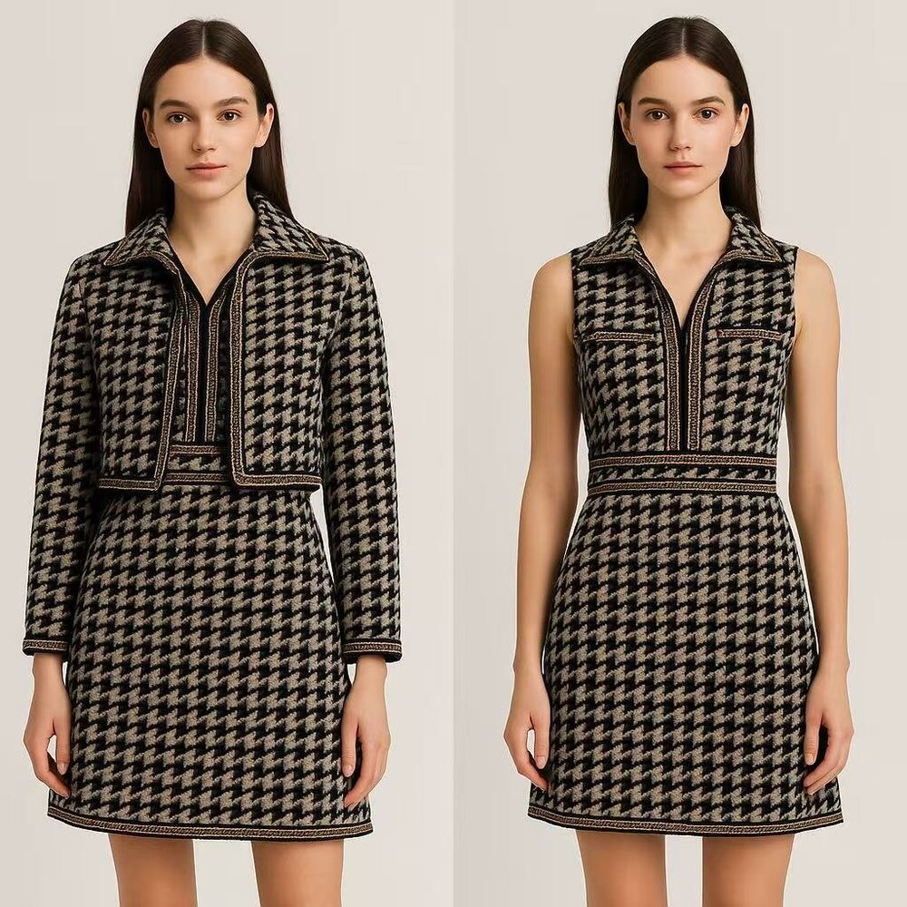 2-Piece Dress & Jacket Houndstooth Dress Set – brand new with tags (NWT)